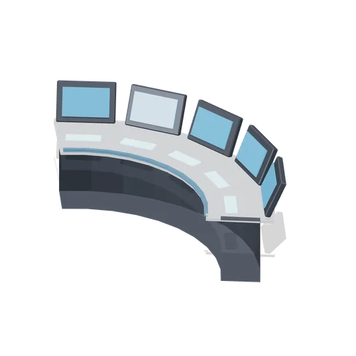 Helm console (Spaceship Interior Deck Kit)