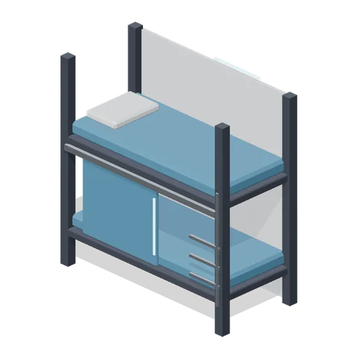 Crew bunk unit (Spaceship Interior Deck Kit)