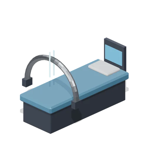 Medbay bed with scanner (Spaceship Interior Deck Kit)