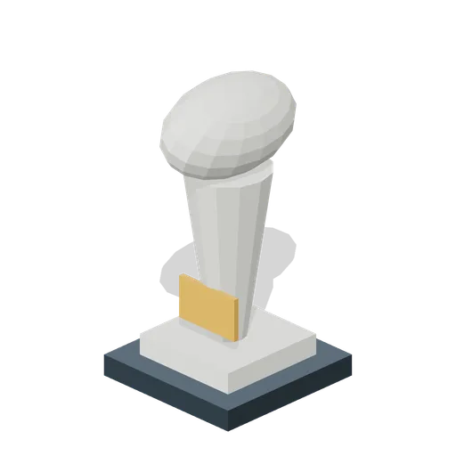 Football display trophy (American Football Stadium Kit)