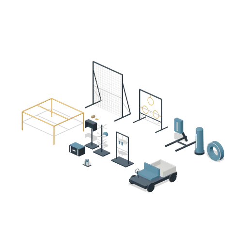 Football practice and sideline equipment (American Football Stadium Kit)