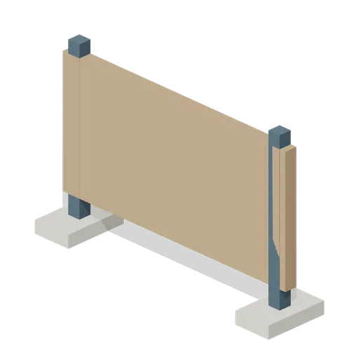 Construction Hoarding (Voxel City Districts)