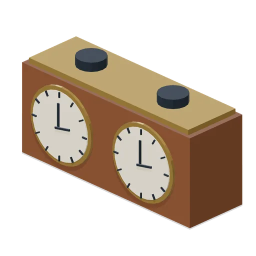 Dual analog chess clock (Classic Chess Essentials)