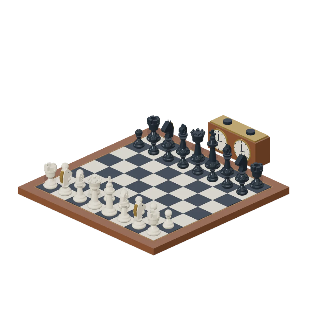 Classic Chess Essentials assembled scene