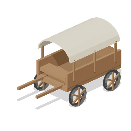 Frontier covered wagon