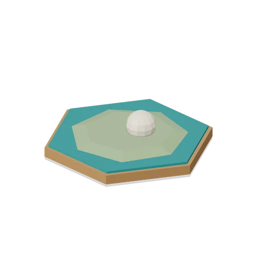 Hex island tile (Tabletop Game Components)