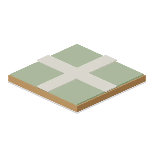 Crossroads route tile (Tabletop Game Components)
