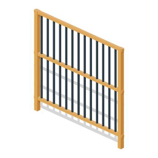 Machine safety fence (Factory Conveyor Network)