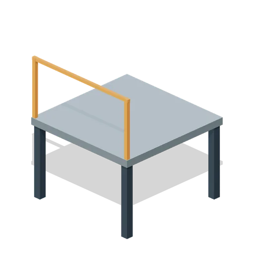 Steel maintenance platform (Factory Conveyor Network)