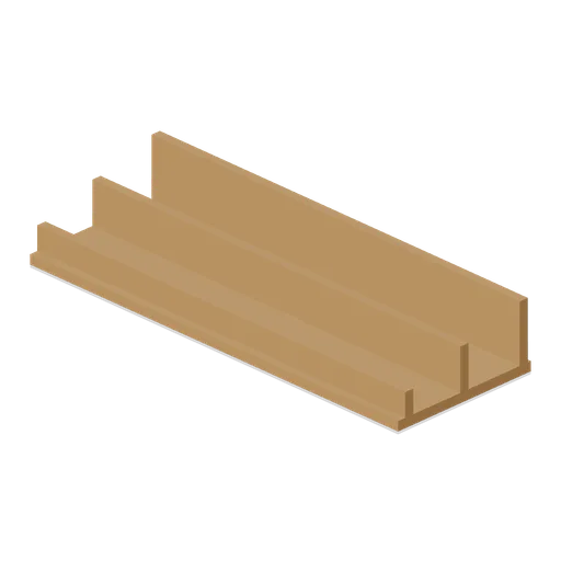 Stepped tile rack (Tabletop Game Components)