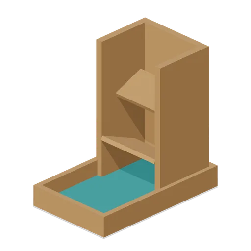 Open chute dice tower (Tabletop Game Components)