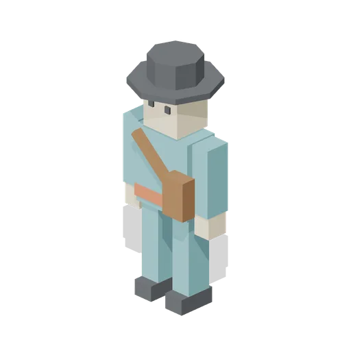 Frontier courier character
