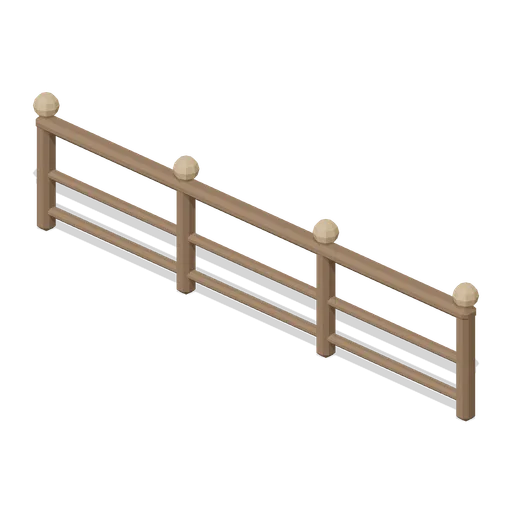 Veranda Rail (Feudal Japan Castle Town)