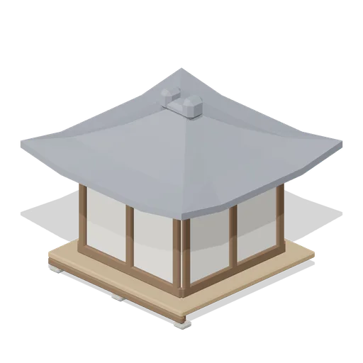 Pagoda Base Tier (Feudal Japan Castle Town)