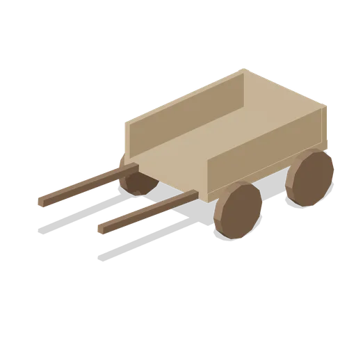 Hand Cart (Feudal Japan Castle Town)
