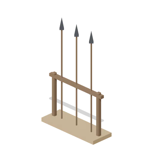 Spear Rack (Feudal Japan Castle Town)
