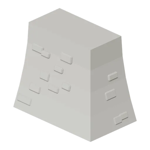 Stone Base End (Feudal Japan Castle Town)