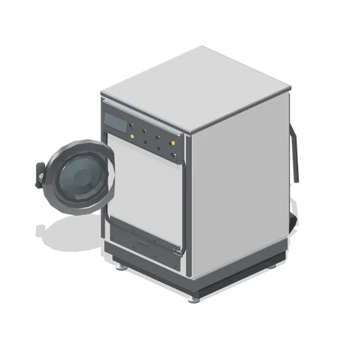 Commercial washer 700, open door (Laundrette and Cleaning Services)