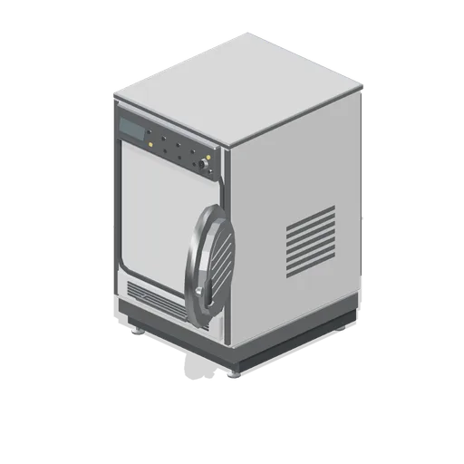 Commercial tumble dryer 800, open door (Laundrette and Cleaning Services)