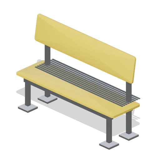 Waiting bench 1.6 m (Laundrette and Cleaning Services)