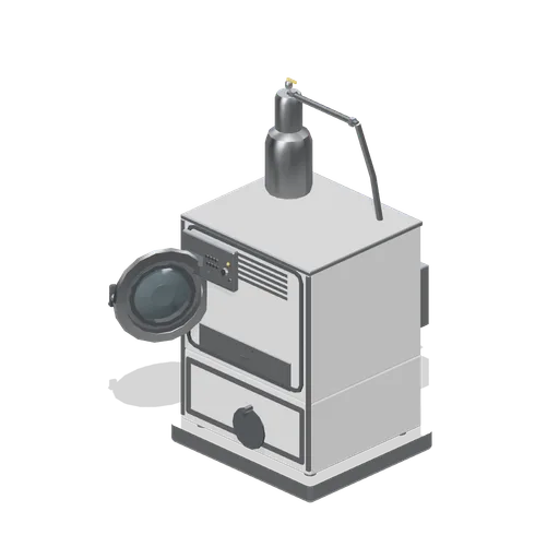 Dry cleaning machine, open door (Laundrette and Cleaning Services)