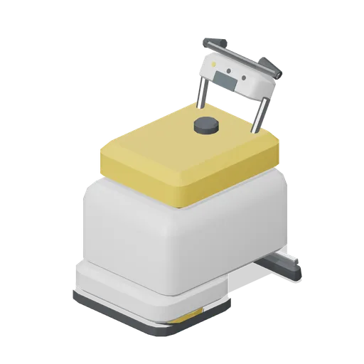 Walk behind floor scrubber (Laundrette and Cleaning Services)