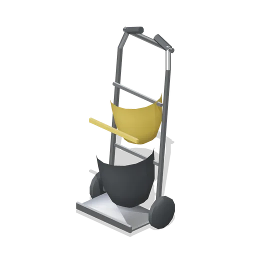 Waste sack trolley (Laundrette and Cleaning Services)