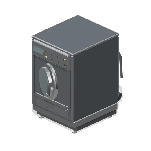 Commercial front load washer 700, graphite (Laundrette and Cleaning Services)