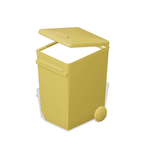 Wheeled bin 240 litre, recycling stream (Laundrette and Cleaning Services)