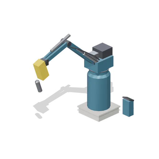 Pedestal rock breaker (Ore Processing and Haulage Plant)