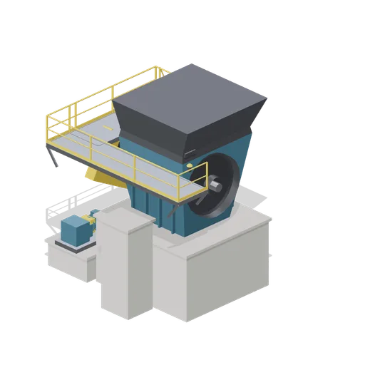 Primary jaw crusher station (Ore Processing and Haulage Plant)