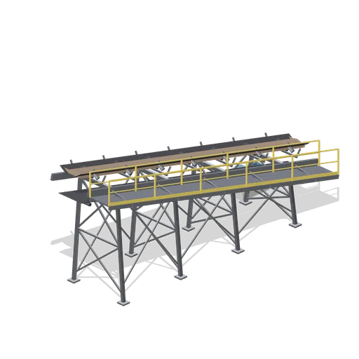 Overland conveyor module, 12 m incline (Ore Processing and Haulage Plant)