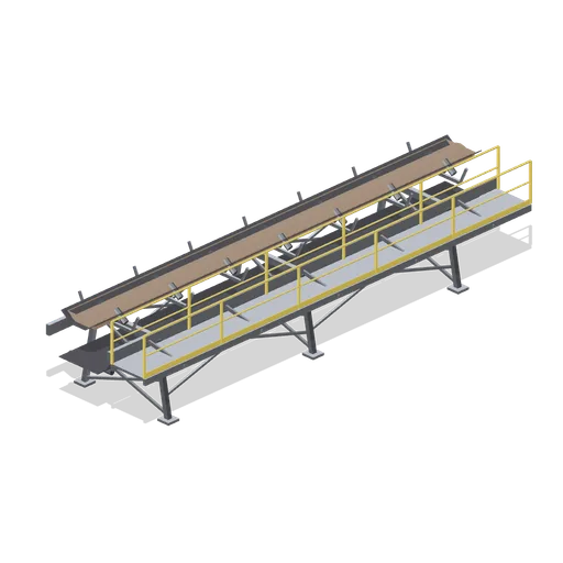 Overland conveyor module, 12 m straight (Ore Processing and Haulage Plant)