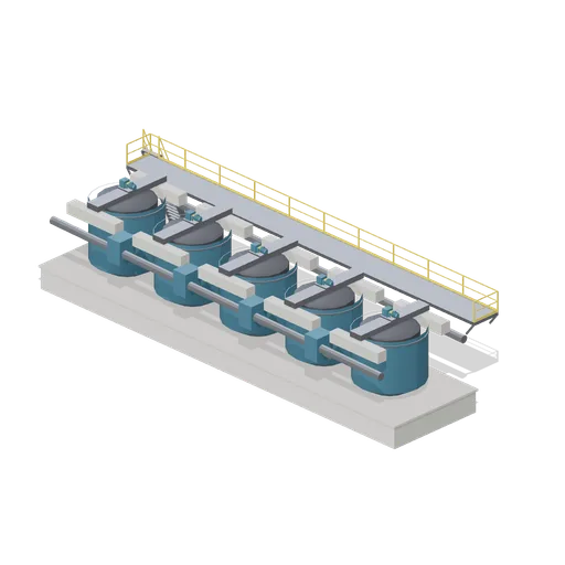 Flotation cell bank (Ore Processing and Haulage Plant)