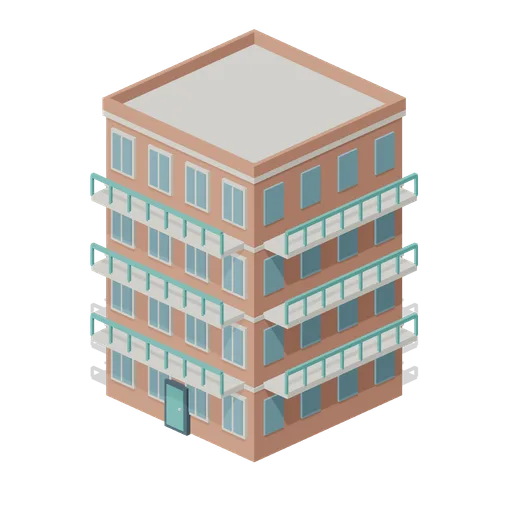 Corner Tenement (Voxel City Districts)