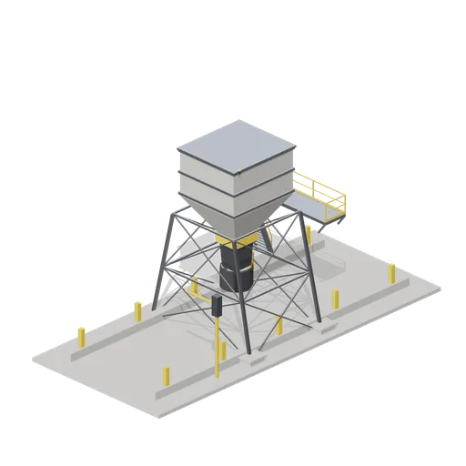 Truck loadout bin (Ore Processing and Haulage Plant)