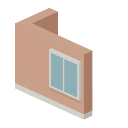 Corner Window Bay (Voxel City Districts)