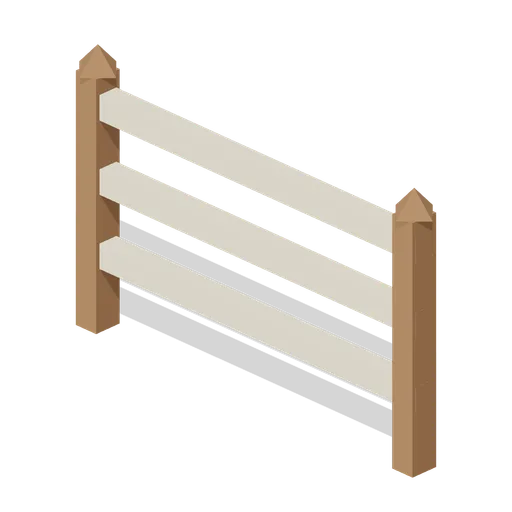 Frontier split rail fence