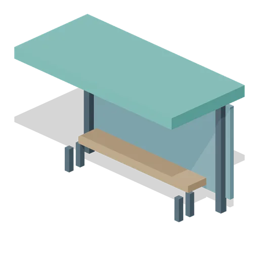 Bus Shelter (Voxel City Districts)