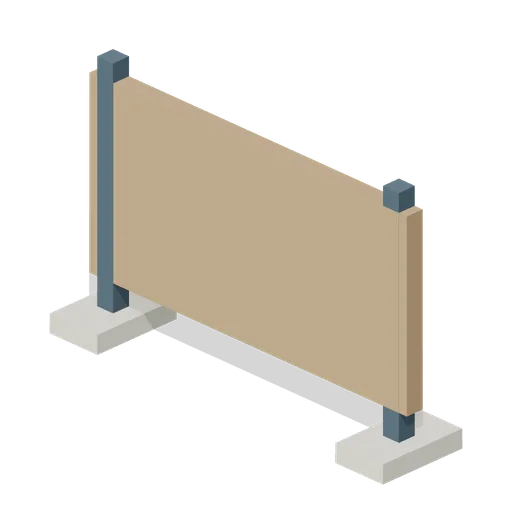 Construction Hoarding (Voxel City Districts)