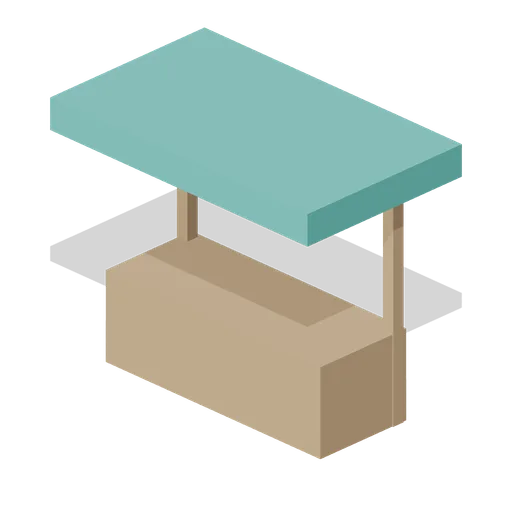 Market Stall (Voxel City Districts)