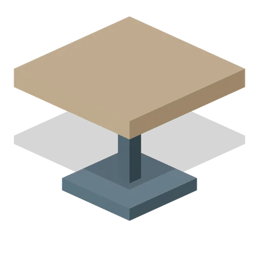 Cafe Table (Voxel City Districts)