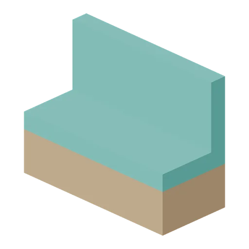 Booth Seat (Voxel City Districts)
