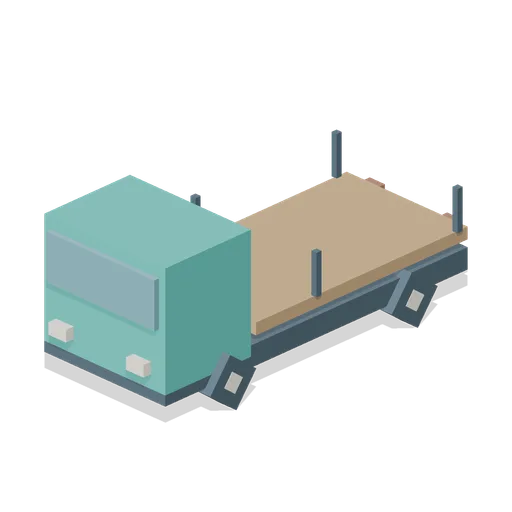 Flatbed Truck (Voxel City Districts)