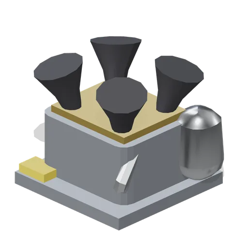 Reaction control thruster quad (Orbital Station and Docking Bays)