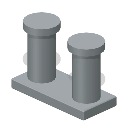Twin Mooring Bollard (Flooded and Coastal Survival)
