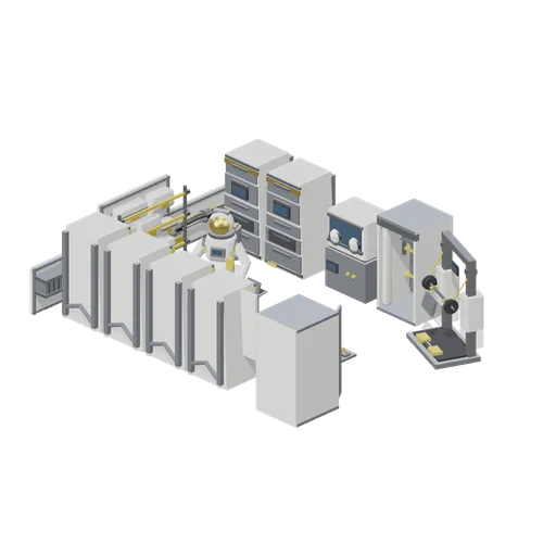 Interior Work Bay (Orbital Station and Docking Bays)
