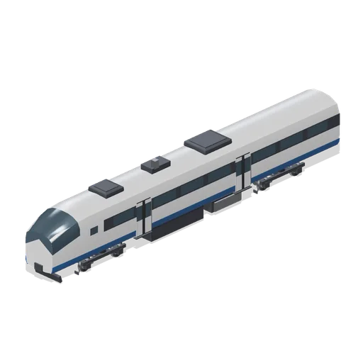 Regional diesel multiple unit driving car (Modern Rail and Metro Network)