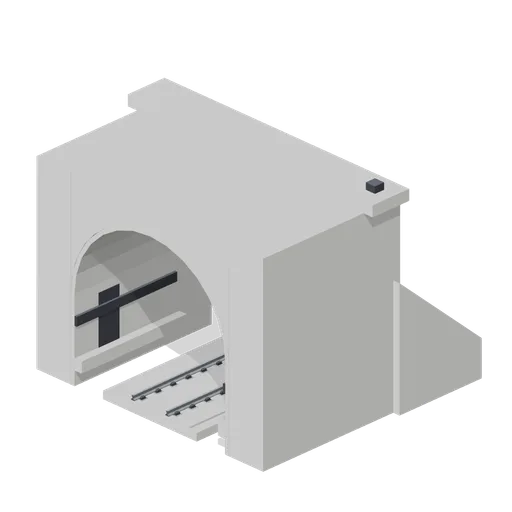 Tunnel portal with slab track (Modern Rail and Metro Network)