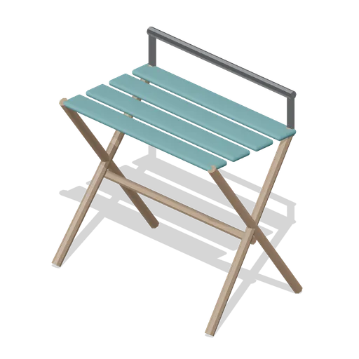 Folding luggage rack (Hotel and Resort Operations)